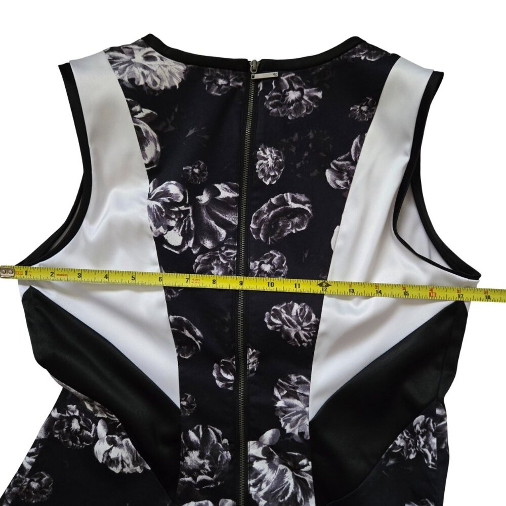 Prabal Gurung Target Floral Print Dress 8 Black White Floral Fit and Flare Mini - Picture 5 of 9
